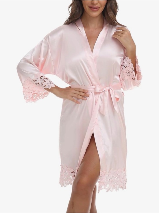 Other - Women’s Pink Silk Robe